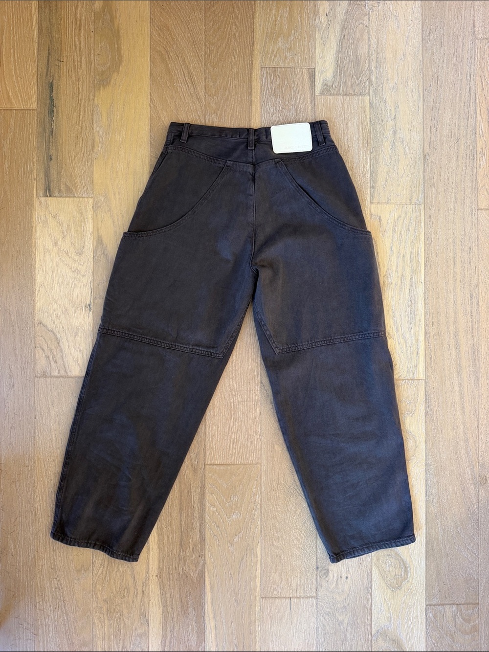 James Street Co. Cocoa Cargo Barrel Jeans